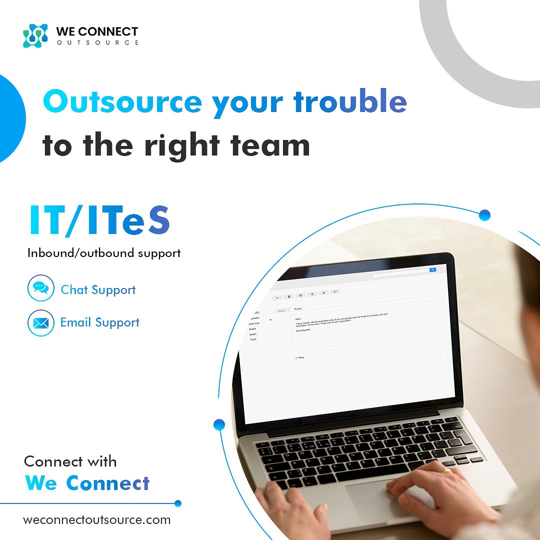 Focus on doing what you do the best and just outsource the rest. 

Connect your business to the right support, call: +91-120-415-3596
.
.
.
#weconnect #weconnectoutsourcing #outsourcing #outsourcingindia #outsourcingcompany #outsourcingexperts  #businessprocessoutsourcing #bpo