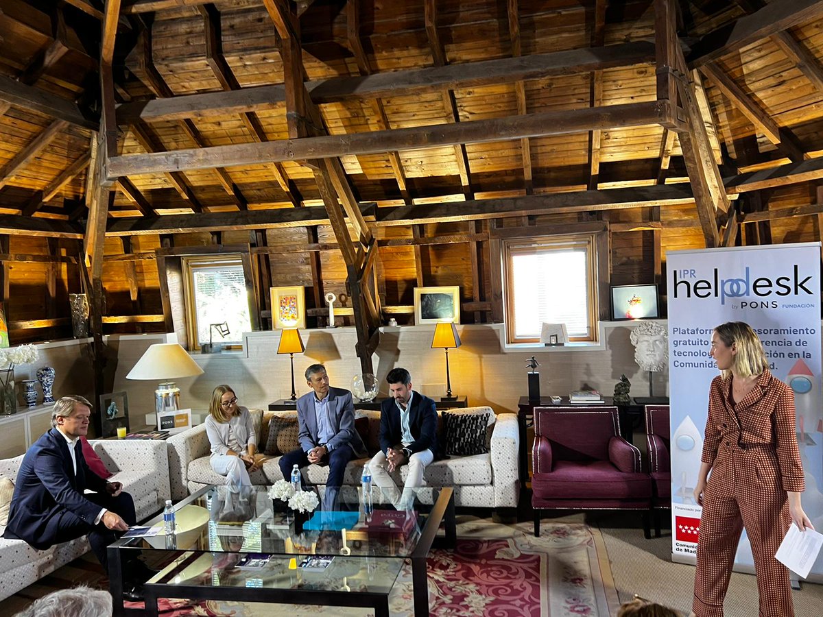 FUNDACIONPONS's tweet photo. Interesantísima la jornada en el sector Industria como parte del Ciclo de Jornadas que Diseñan Futuro que organizamos desde #IPRHelpDesk en colaboración con @parqUC3M @MoneyOak_ES @madridforo en nuestra sede de la calle Serrano 👏💥 https://t.co/i3TJrQHhsh