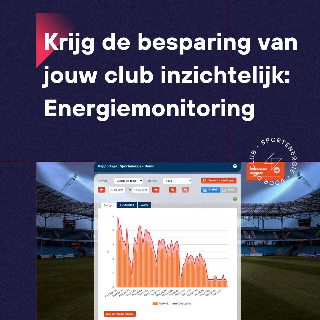 Door te segmenteren op de verbruiken als aardgas, elektriciteit en water wordt per onderdeel je verbruik en besparing overzichtelijk. Daardoor krijg je ècht inzicht!📊📈

Vraag nu naar de mogelijkheden voor jouw club: sportenergie.nl/contact/

#verduurzamen #voordeclub #energie