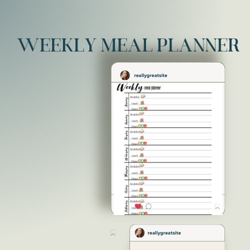 tgv2525's tweet photo. Look at this cute Weekly meal planner  #etsy shop: Weekly Meal Planner &amp; Grocery List Printable PDF |Meal Prep |Menu Planner |Meal Planner Insert | Meal Plan PDF US Letter Size https://t.co/dIEjvEOx43 #white #financeplanner #mealcalendar #mealplanner #grocerylist # https://t.co/6eNsuXrVcV
