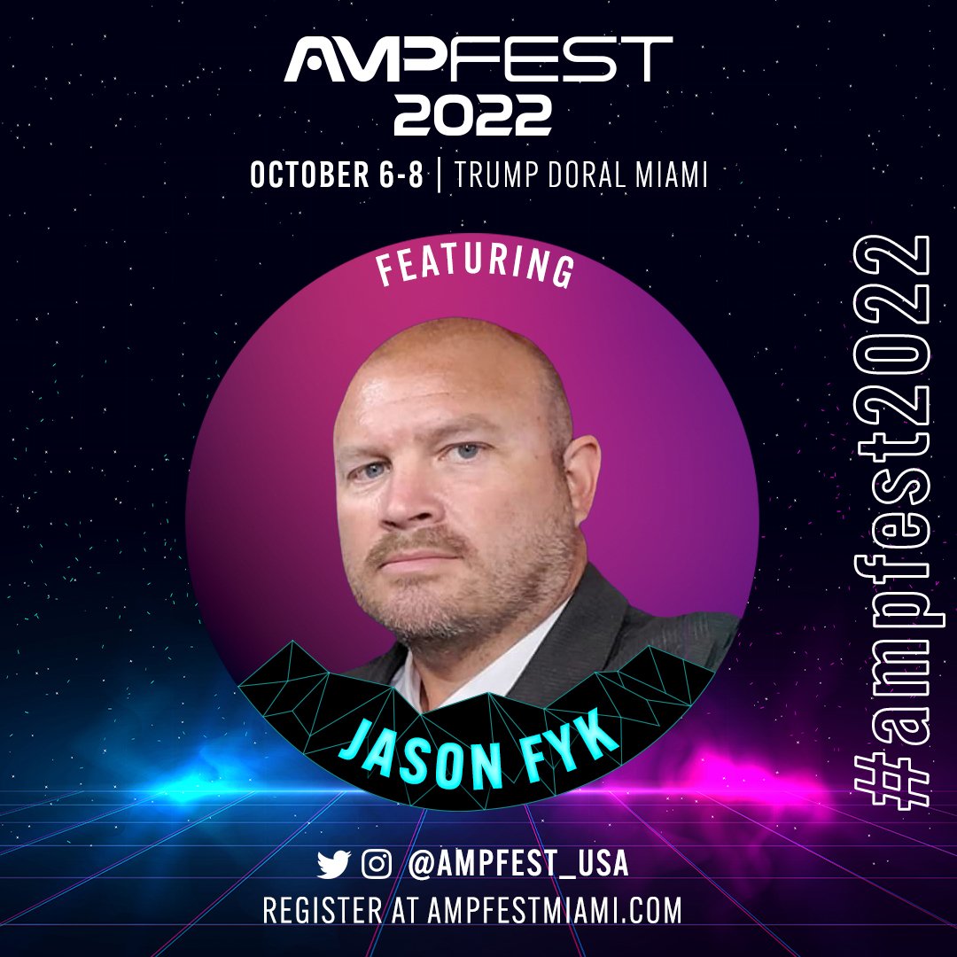 I'll be discussing Big Tech's exploitation of Section 230 and how we can stop them. The cracks are already forming. Grab tickets here:
ampfestmiami.com
#ampfest2022