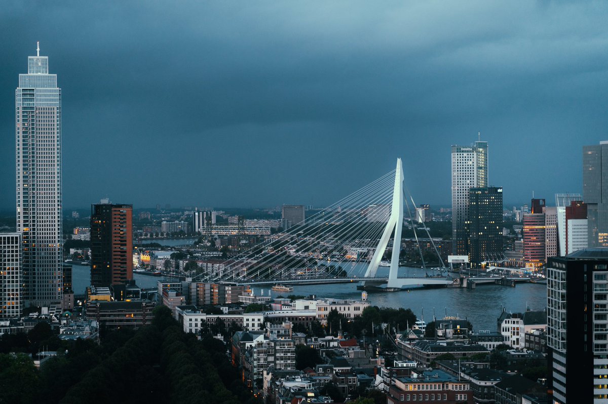 📍Vanaf de Euromast, #Rotterdam
