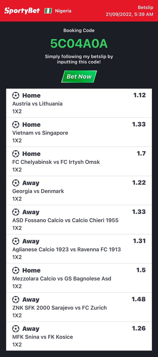 mono_tips1's tweet photo. 15 odds ๐ฉ
#Stakeresponsible #Hotbettips #sportybet https://t.co/sPjnYkqHjO