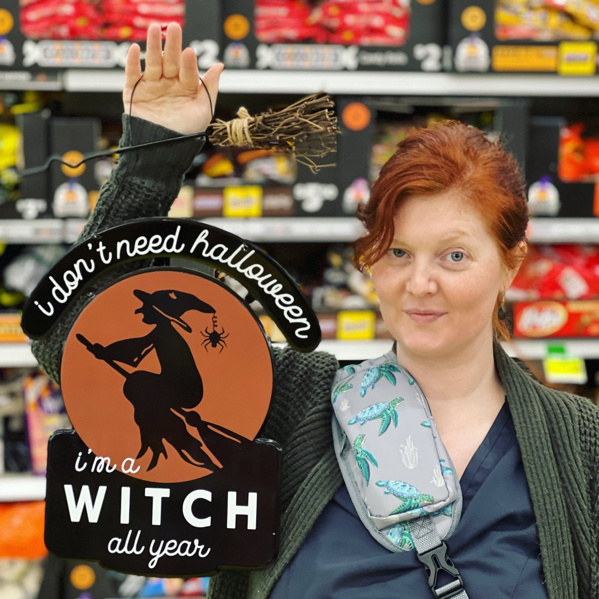 TimeRifter's tweet photo. It’s always spoopy time! 😅
.
@thelyricalchild
.
#halloween #spooky #spoopy #spoopyseason #witch #redhead #broomstick #fall #itstime #almostoctober https://t.co/mh3okkI6eM
