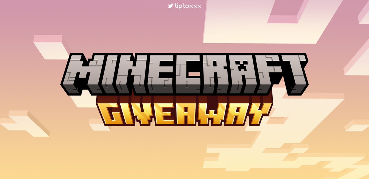tiptoxxx's tweet photo. ⭐️GIVEAWAY 
You can win a free minecraft styled logo, there will be 4 winners!

 📃Requirements:
-Follow me
-Like this tweet
-Retweet this tweet

 #Minecraft https://t.co/2clIFuk40C