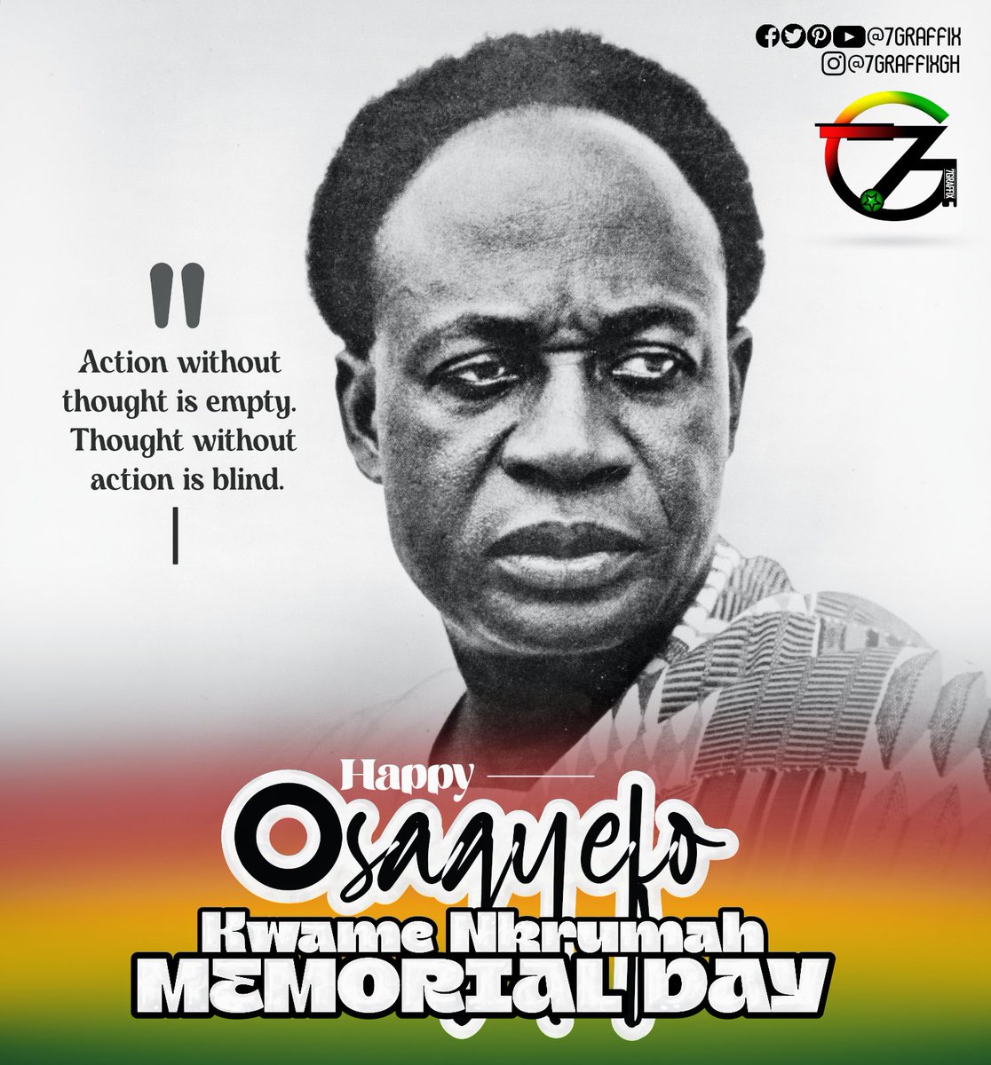 7GRAFFIX's tweet image. Celebrating the BEST to ever do it.
#KwameNkrumah #7GX