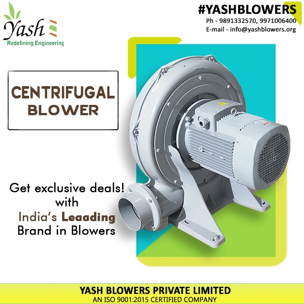 High Quality, Energy Efficient, Industrial Cx-Serise Centrifugal Blowers. 
Talk to our experienced team today.

bit.ly/3f6U0pv

+91-9971006400

#YashBlowers #CxSerise #CentrifugalBlower #Blower