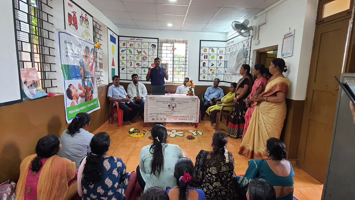 V_I_S_L's tweet photo. To celebrate ‘Rashtriya Poshan Maah 2022’, Vedanta Value Added Business (VAB) organized a session on ‘Health and Nutrition'. Along with the session, a cooking competition for the community women was also conducted. 
#Vedanta #SesaGoaIronOre #TransformingCommunity #VAB #Health https://t.co/W6oaUdx3am