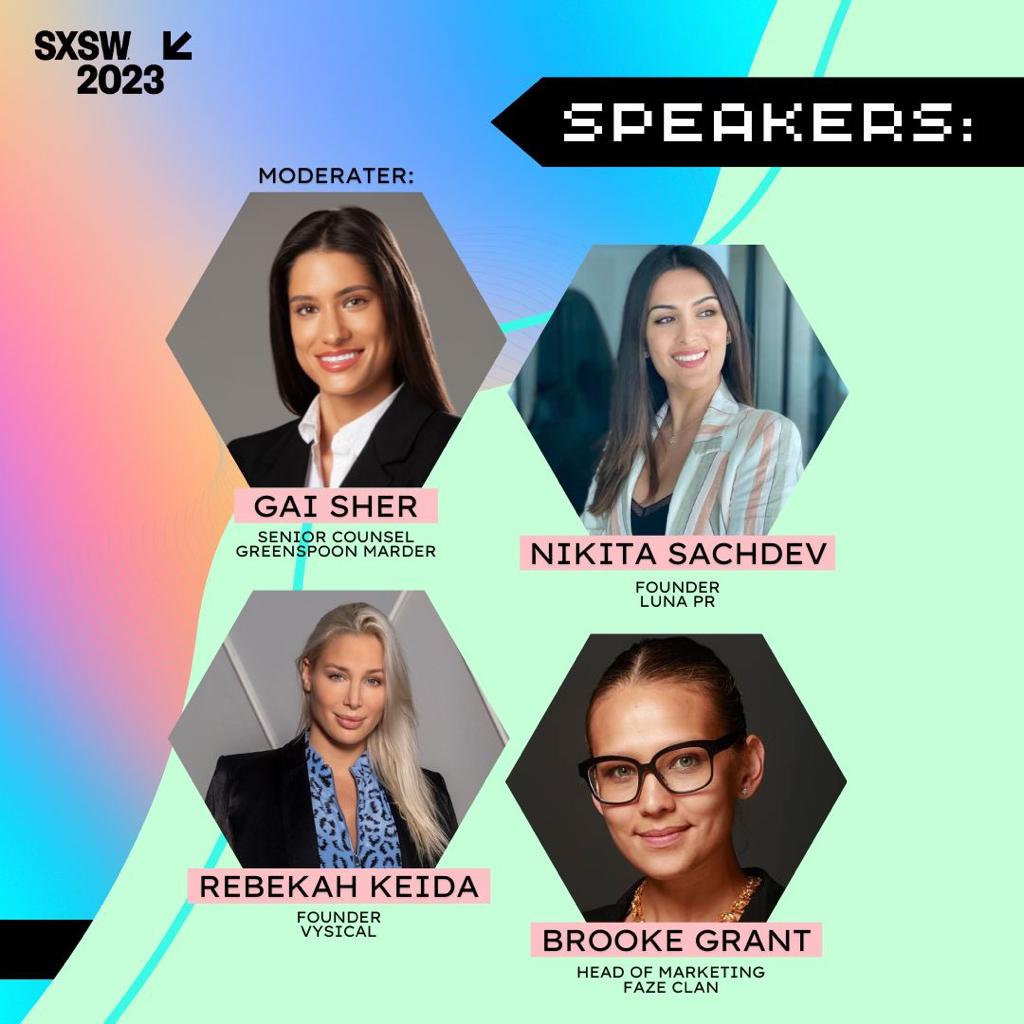 Meet @nikichain at #SXSW2023 @sxsw! She'll be part of the panel '#Web3 and Immersive Social Spaces'. 📍Austin, Texas 🗓️March 10-19, 2023 Stay tuned to this space for more updates! 🔔 #web3 #Blockchain #NFTs