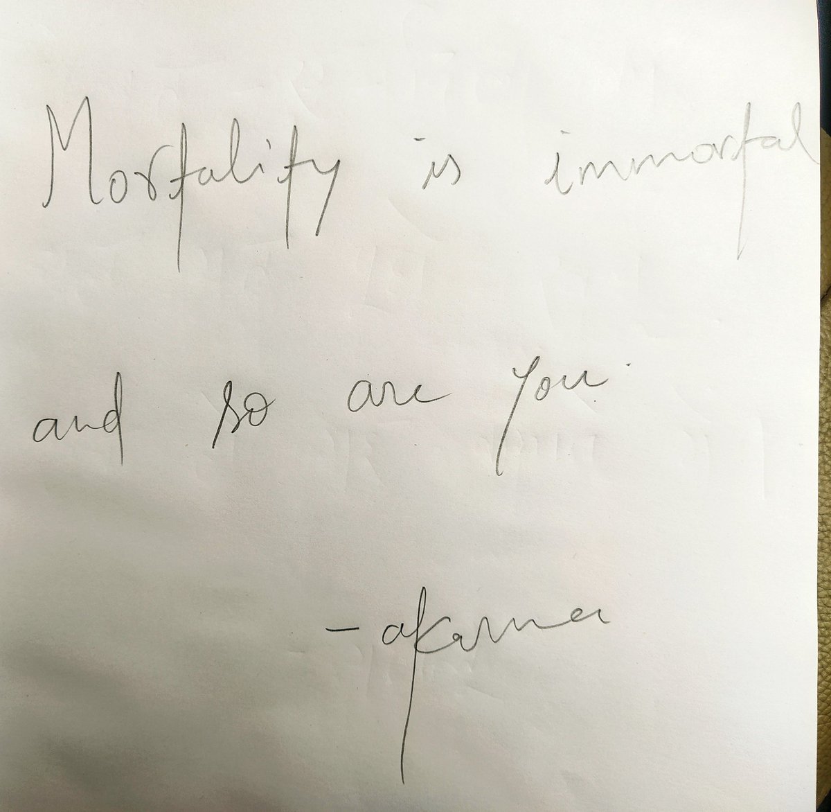 Akarmaquotes's tweet photo. Mortality is immortal and so are you #poetry #lifequotes #karma #WritingCommunity #akarmaquotes #akarma https://t.co/VoQApJ4qpB