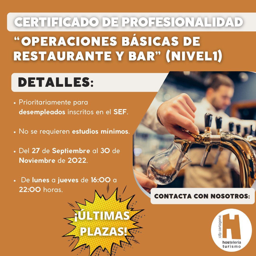 Escuela Hostelería y Turismo Cartagena tweet media