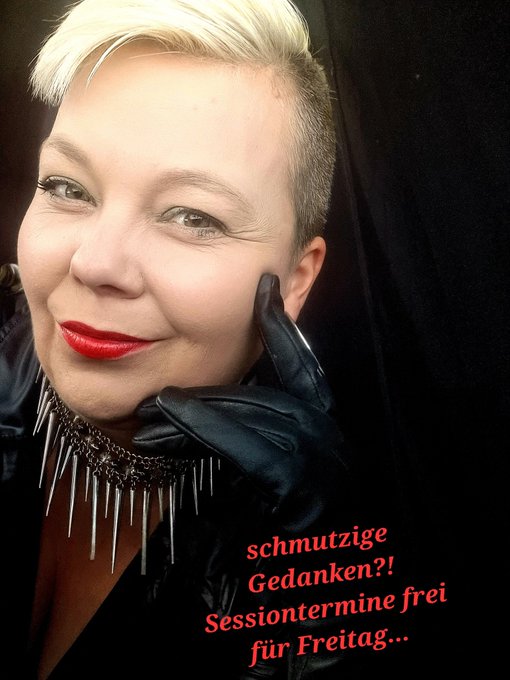 Noch 2 Sessiontermine f&uuml;r Freitag! https://t.co/v7BU4BNU7v https://t.co/yiAk5EXUh6<a href="/tag/leather"class="tags"><span>#leather</span></a><a href="/tag/mistress"class="tags"><span>#mistress</span></a>