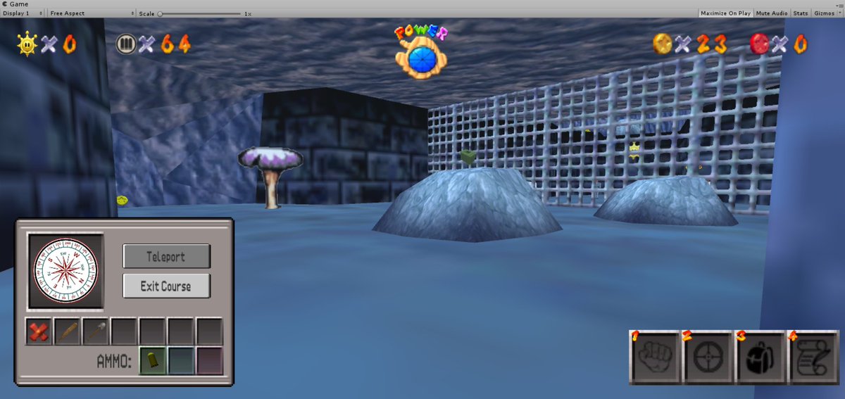 lord__piccolo's tweet photo. Upcoming level of Super Agent 63D (My indie game): Maze Cavern of Haze
Download the current version of the game:
https://t.co/tWmmVgOOkm
#indiegame #HazyMazeCave #sm64 #supermario64 #mario #jamesbond #bond #n64 #goldeneye #shooter #fangame #survival #DavidDoak #retro #fps #tps https://t.co/OSm3W5Ke12