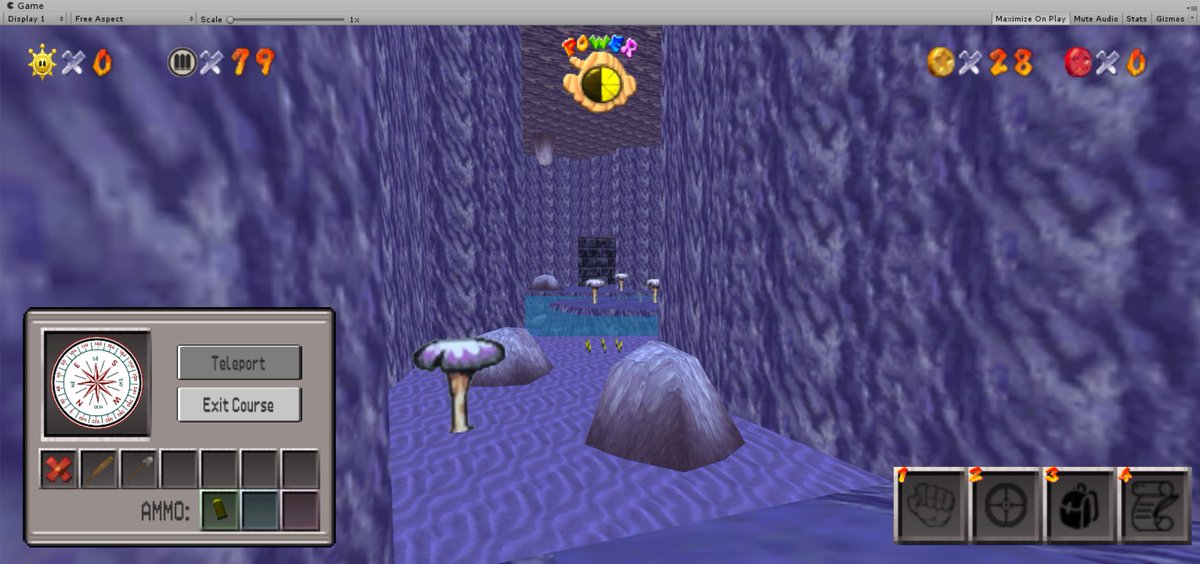 lord__piccolo's tweet photo. Upcoming level of Super Agent 63D (My indie game): Maze Cavern of Haze
Download the current version of the game:
https://t.co/tWmmVgOOkm
#indiegame #HazyMazeCave #sm64 #supermario64 #mario #jamesbond #bond #n64 #goldeneye #shooter #fangame #survival #DavidDoak #retro #fps #tps https://t.co/OSm3W5Ke12