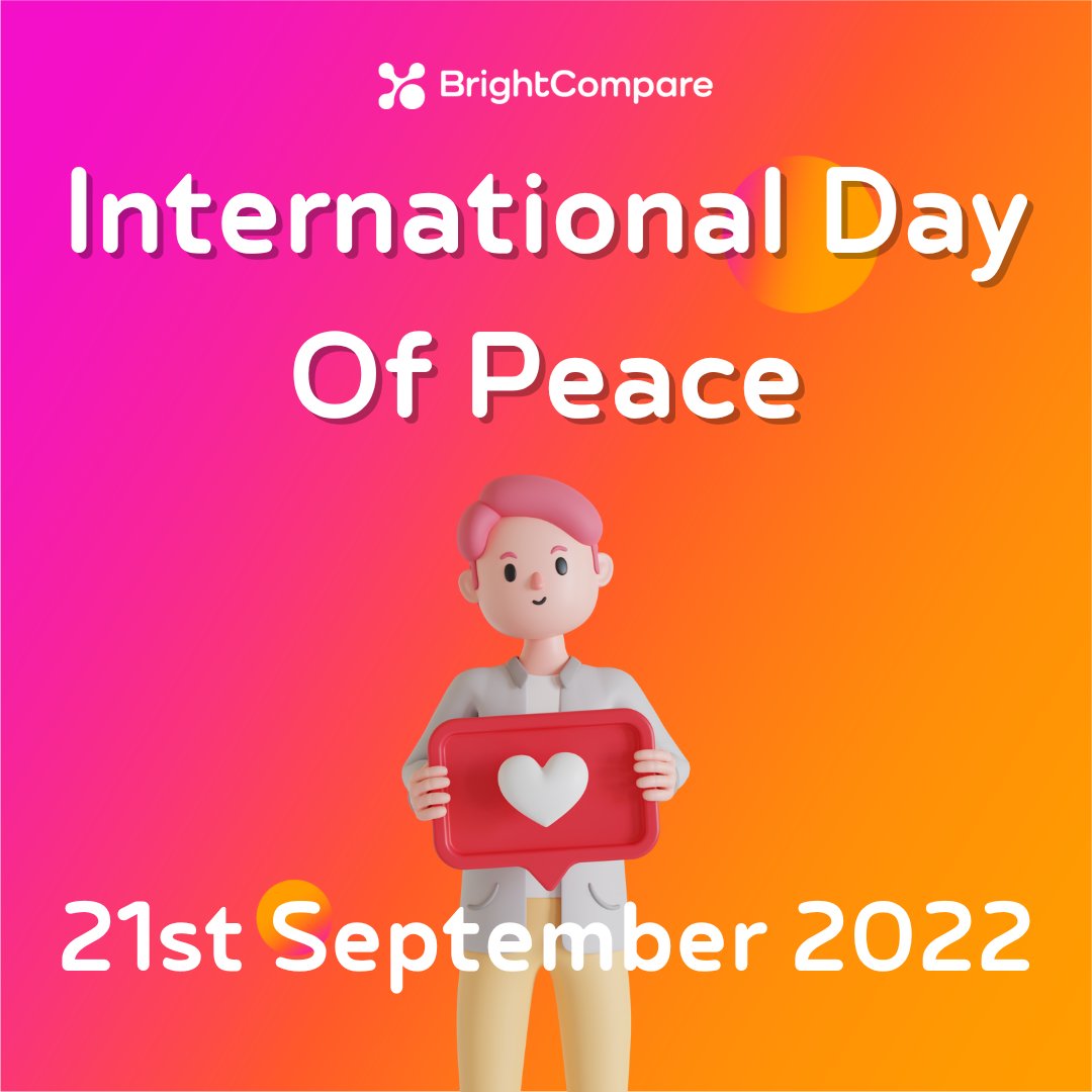brightcompareuk's tweet photo. The United Nations designates September 21st as International Day of Peace, or International Peace Day, around the world. 🌍

The theme for this year is "ending racism and building peace.".

We should all be doing what we can to create peace in our everyday lives. ❤️

#DayOfPeace https://t.co/d791kL9yNi