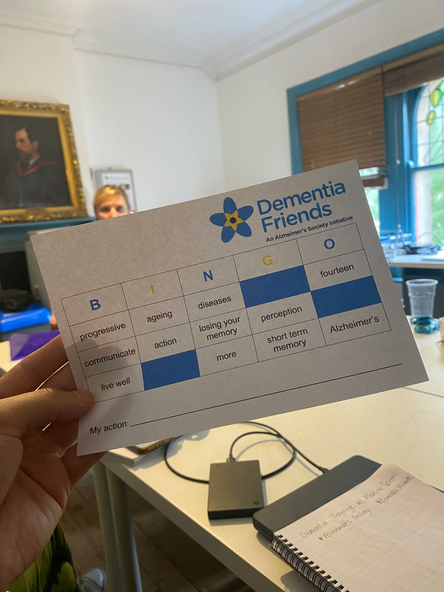 Last week, our team and volunteers took part in Dementia Training, hosted by @dementiafriends' own Marina Spiteri! A big thank you to Dementia Friends for providing such an insightful session and an open environment to learn!