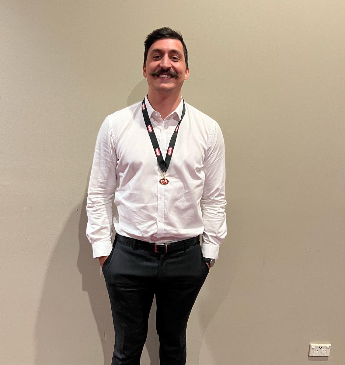 Congratulations to our Captain Jordan Hughes on being joint winner in the Div. 2 EDFL Best &amp; Fairest 🐻🧡💙

#dooga #edfl #bestandfairest #orangeandblue #bears #bhfc2022