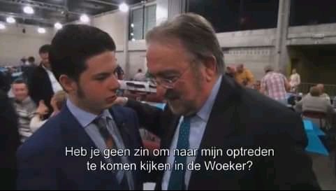 mstamper's tweet photo. RT als je ook vindt dat Herman De Croo naar het optreden van Gilles Simoens in de Woeker moet gaan. 👍

#DeCrooMustGo https://t.co/5kexuUUulz