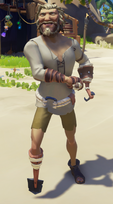 This pirate doesn't have any gold! That's why I'm submitting him for the "Gold" Theme :D

#StyleOfThieves <a href="/SeaOfThieves/">Sea of Thieves</a> #SeaOfThieves
Theme - Gold