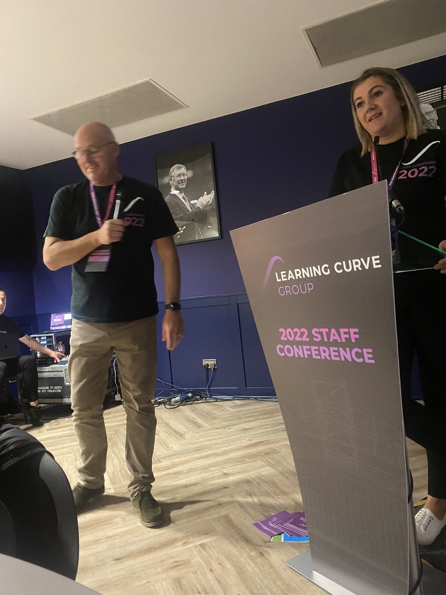 teamhill888's tweet photo. Now into the commercial session with Steve and Lizzy…. The LCG equivalent of Torville and Dean @_LearningCurve #lcgconf22 https://t.co/ENOk2HZ7op