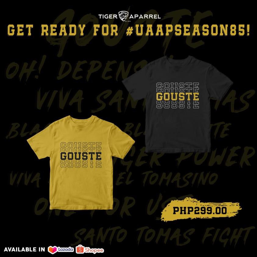 tiger_apparel's tweet photo. Lazada App: https://t.co/xUMQBABYDP
Shopee App: https://t.co/yQeEJai9Fn

Follow us on our social media accounts:
Facebook: https://t.co/SJLQ13nFL8
Twitter: https://t.co/jeR6tZqJVz
Instagram: https://t.co/sQlxEvyMoE

#UAAPSeason85
#GoUSTe 
#TigerApparel https://t.co/zv9udtwlZZ