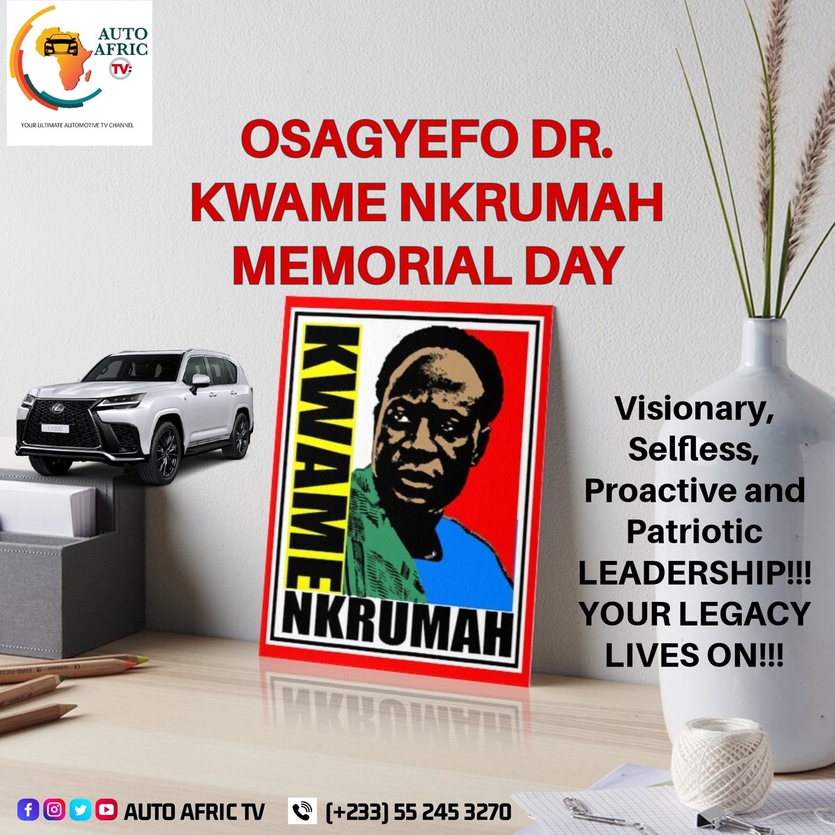 Auto_Forum_TV's tweet photo. #VisionaryLeader
#Selflessness
#Patriotic 
YOUR LEGACY LIVES ON!!!
#AutoAfricTV
#GhanaAutoIndustryAwards2022 https://t.co/Sc8EZx3wa6