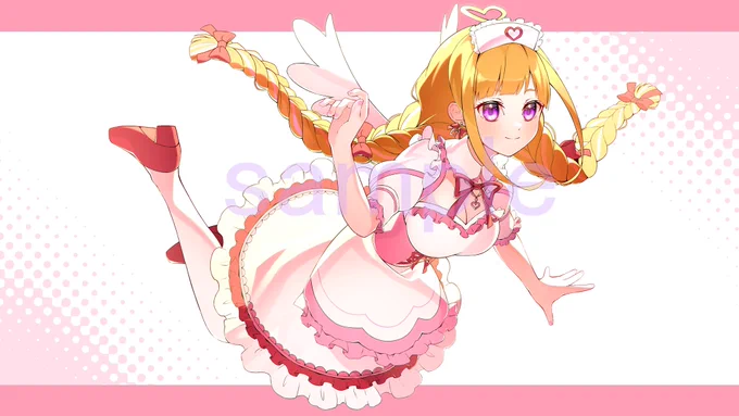 【宣伝】ご依頼より、天使ちよむ様のサムネイルイラストを描かせていただきました!配信の方是非ご覧ください～!  