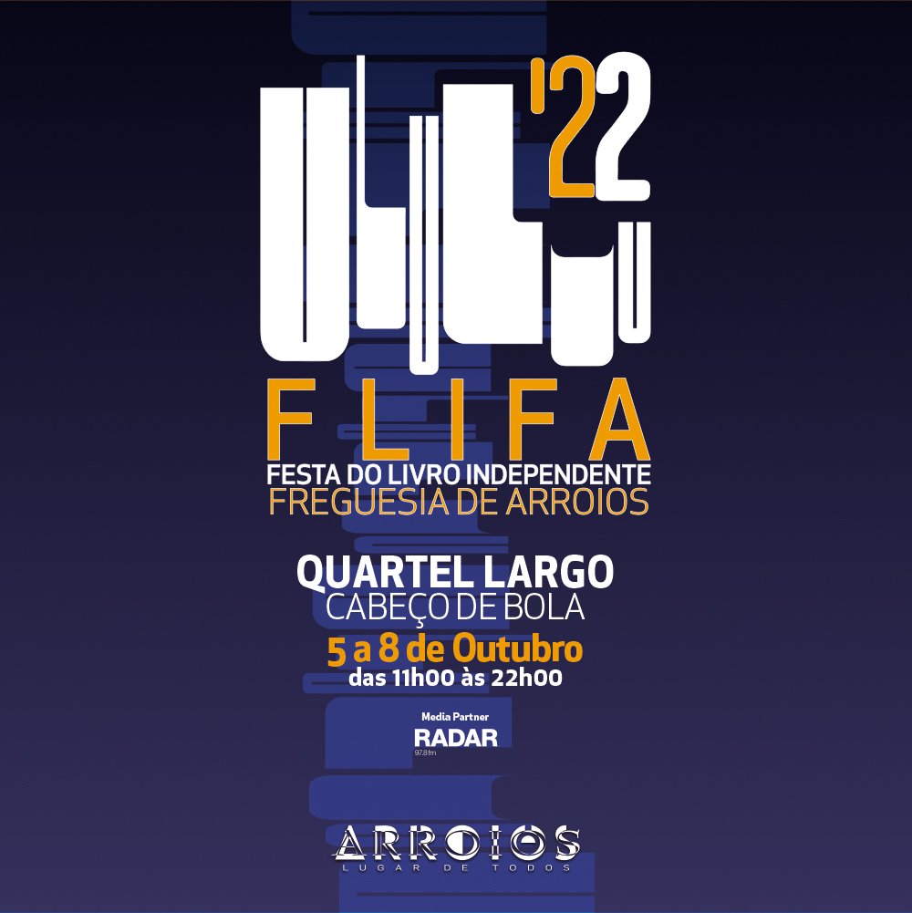 jf_arroios's tweet photo. 📑 A #FLIFA – Festa do Livro Independente da Freguesia de Arroios, decorre entre 5 e 8 de outubro, no Quartel LARGO Cabeço de Bola. 

🏷️ Vamos celebrar o livro, a leitura, a língua e de toda a comunidade q se dedica de vida e alma à criação de cultura. #ArroiosLugardeTodos https://t.co/DJpcuWOrfr