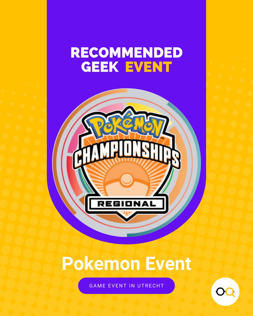 findgeekspots's tweet photo. Pokemon gotta catch em all!
2023 the new Pokemon Regionals will start with also a special event in Utrecht!
Can you beat the other trainers!
#pokemon #championship #regional #pokemontrainer #geekevents #findgeekspots #utrecht https://t.co/ZYdeqY7Fcx