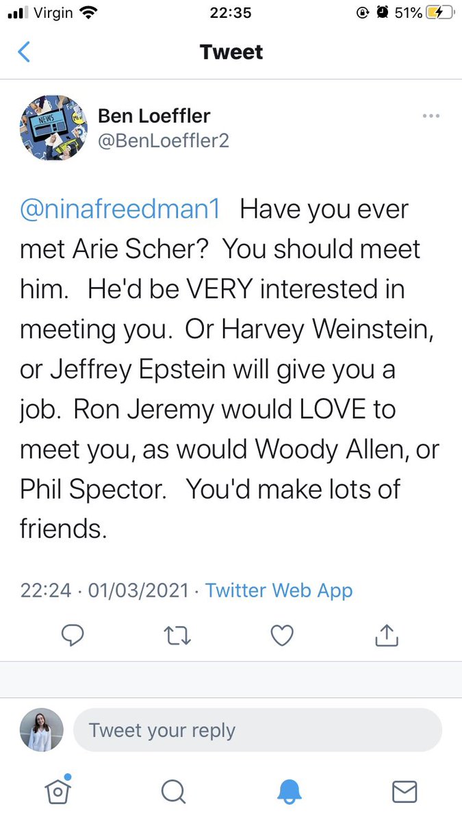 Just a few examples of the ‘fantasies’ I’ve invented to make people feel sorry for me as a Jew!(Most of which are as a direct result of this man)