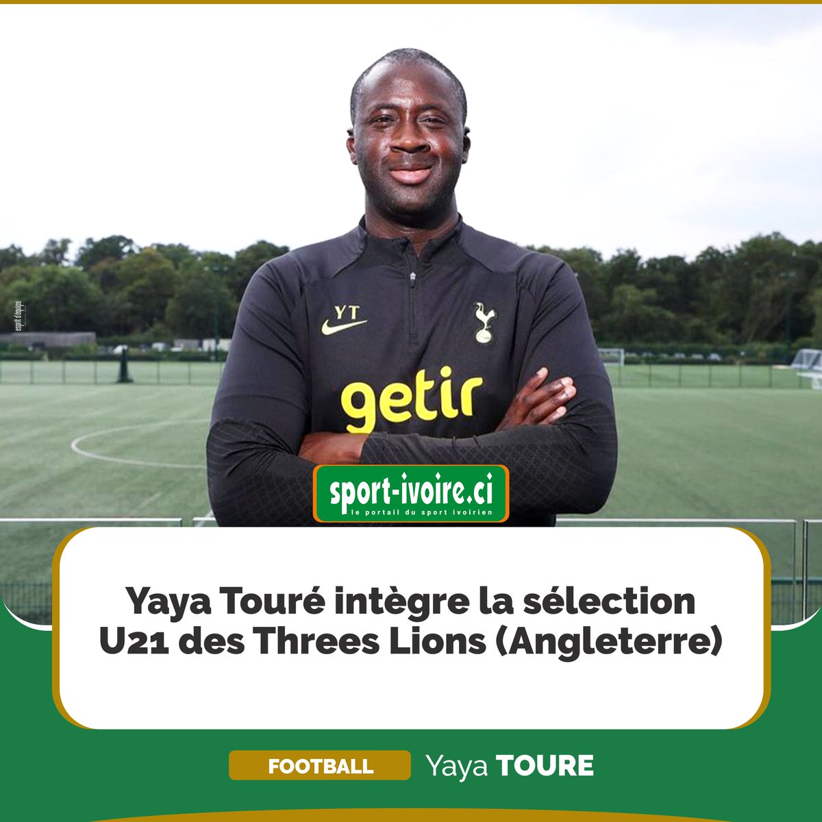 sport_ivoire1's tweet photo. Yaya Touré intègre la sélection anglaise U21 #football #sportivoire #sport #infofoot #sportinfo #elephants https://t.co/U7ut0JuF3g