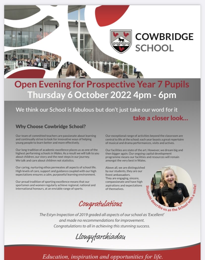 Cowbridge School tweet media