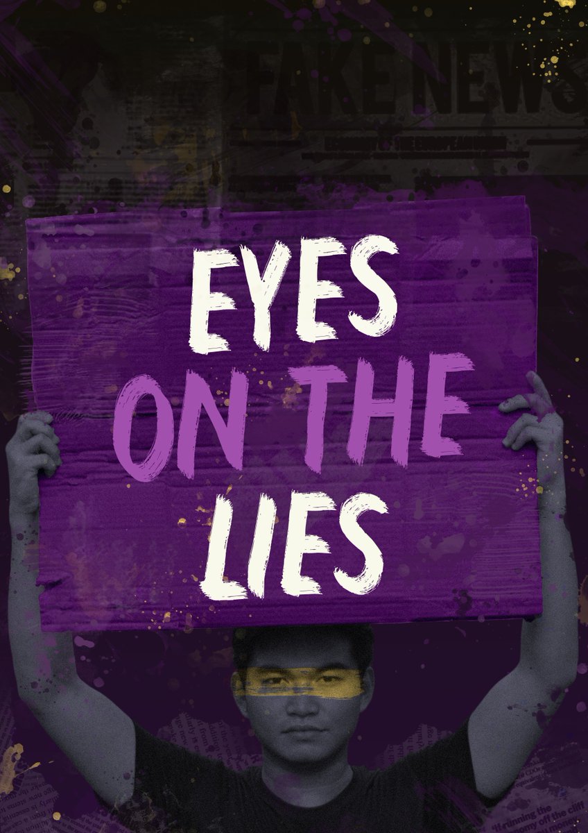 TheCSMAOfficial's tweet photo. A new outbreak is lurking the Filipino minds. This time, we will be holding the line.
CSMA 2022 will honor the wit and courage of the influencers who use their platforms in fostering change and fighting for the truth.
This year, we keep our eyes on the lies.
#CSMA2022 https://t.co/nAfYxeX9Nq