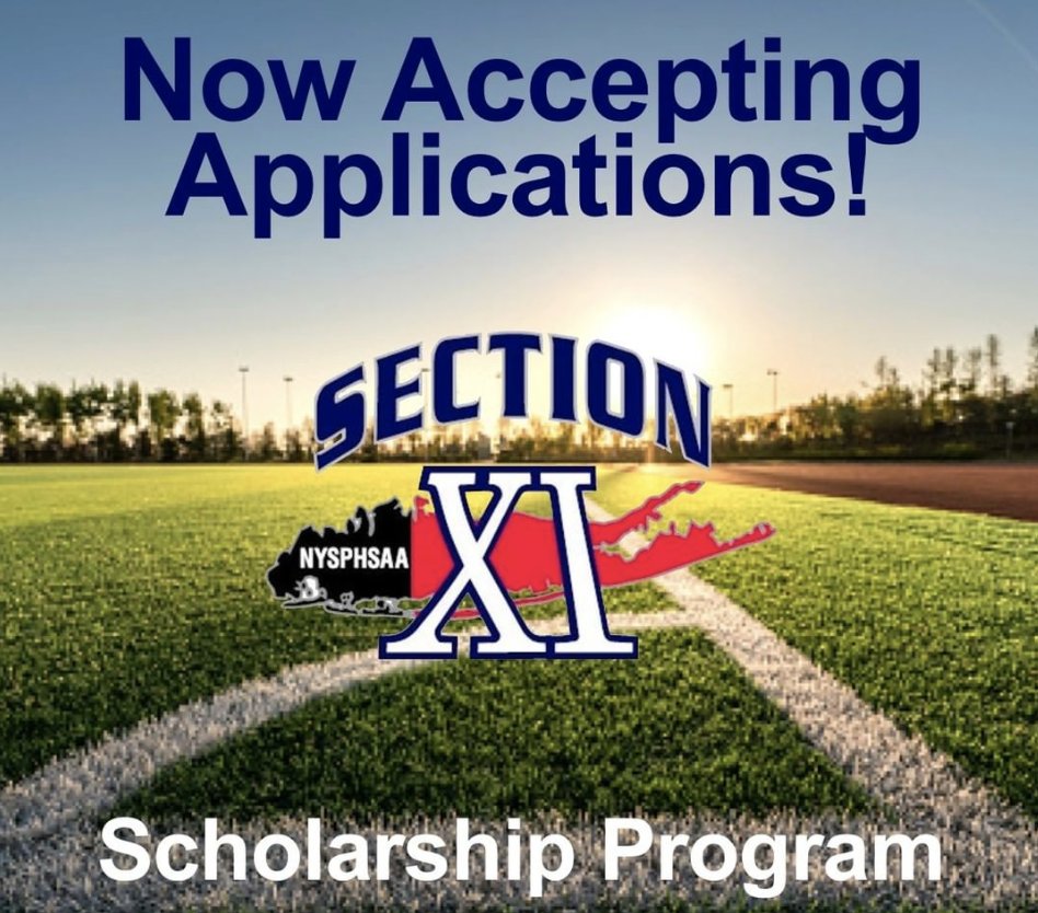 The Section XI - <a href="/IslandFederal/">Island Federal</a> Scholarship Program is now accepting applications for the 2022-23 year.

Coaches and Athletic Directors can nominate players throughout the year and winners will be announced in June. 

Visit Islandfcu.com/sectionxi for more information.