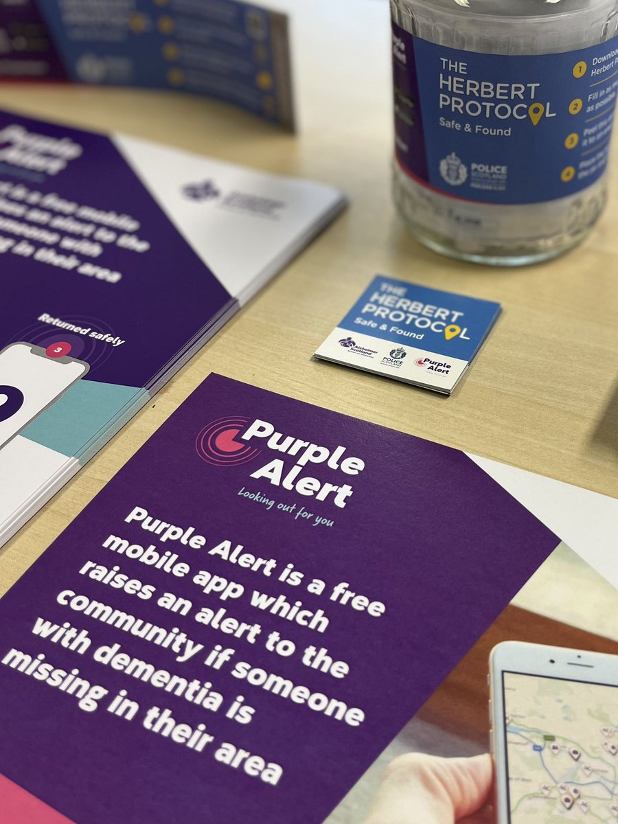 5 years ago today we launched #PurpleAlert! Our community is growing by the day helping people with #dementia stay independent. Download it now and retweet to spread the message! alzscot.org/purplealert 

#HerbertProtocol #Missing #Anniversary