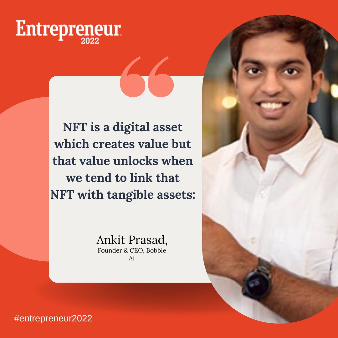 EntrepreneurIND's tweet image. #Entrepreneur2022: Vishal Gondal, Founder @GOQii , Ganesh Raju, Founder @akshayaNFT &amp;amp; Ankit Prasad, Founder Bobble AI at Entrepreneur Summit 2022.

 #buildfortomorrow #metaverse #blockchain #web3 #retail #vision #business #networking #visionaries
