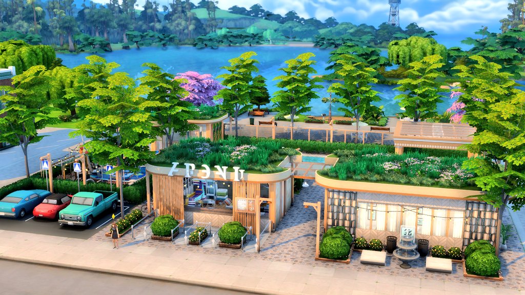 sims4ideas's tweet photo. Throwback to my public pool build I made! I really enjoyed doing this one 🥺❤️ https://t.co/31cZp5kUt5