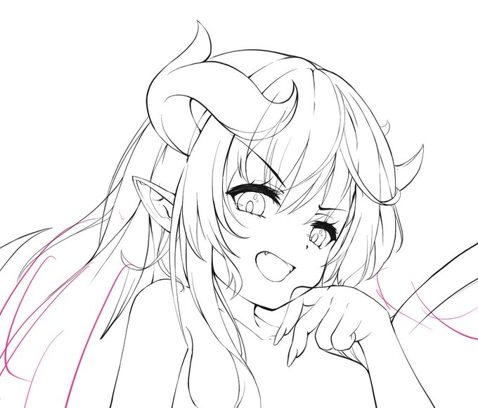 このまま進めるか描き直すか悩む🤔 
