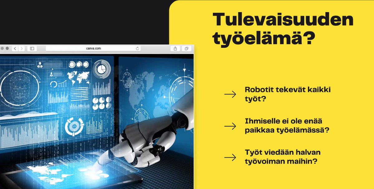 tiekery's tweet photo. Työn #vetovoima ja #pitovoima keskeistä tulevaisuudessa, ei niinkään sen miettiminen viekö robotit meidän työmme. #Ennakointi avainsana tulevaisuuden tutkimuksessa, kertoo @elinafuturist #webinaari #OsaaminenTalteen https://t.co/GyTsN4w67V