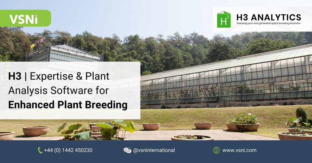 vsni's tweet photo. H3 is a collaboration between three highly experienced and respected organisations offering a modular statistical #genetics pipeline to enhance plant breeding.

#Plant #Breeding 

Find out more:
https://t.co/qb1l6fyY26

#genstat #Statistical #datascience #bioscience https://t.co/bLawoy8NLp