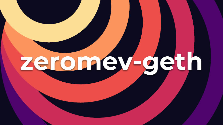 pmcgoohanCrypto's tweet photo. Calling all validators📢

We've released Zeromev-Geth to help you avoid:

😇 toxic MEV
😇 builder centralization &amp; censorship under MEV-Boost
😇 the moral &amp; legal jeopardy of being bribed to frontrun users

Still allows for non-toxic MEV (backrunning)

https://t.co/ZcEZv5zK6i

👇 https://t.co/tG7zdvP60a