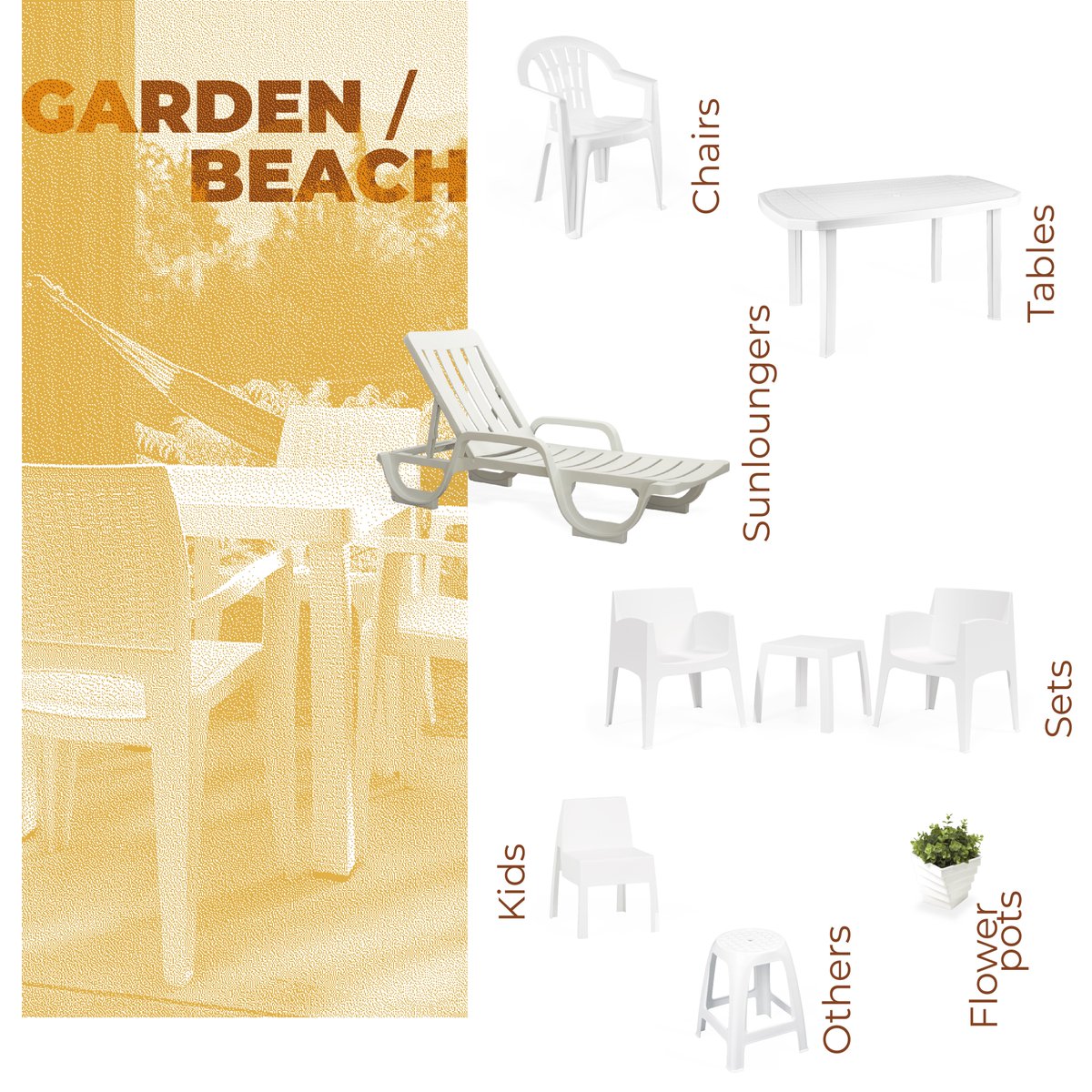 PlasticosJoluce's tweet photo. Chairs, Tables, Sunloungers and much more! Lightweight solutions, versatile and easy to store, there are no excuses to make the garden the ideal space to relax and enjoy the Sun! ☀️

More info 👉 https://t.co/nk313wNA0a 

#joluce #plasticosjoluce #garden #gardenset https://t.co/ElvriQ1QhY