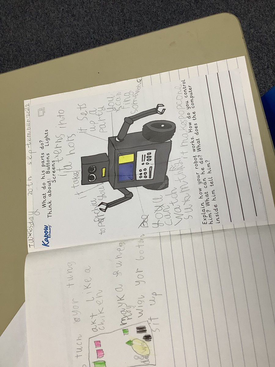 StAgnesY2's tweet photo. Yesterday year 2 enjoyed controlling the class through pressing the buttons and designing a Robot in our Computing lesson. #stagnescomputing https://t.co/wk7gPJMJB4