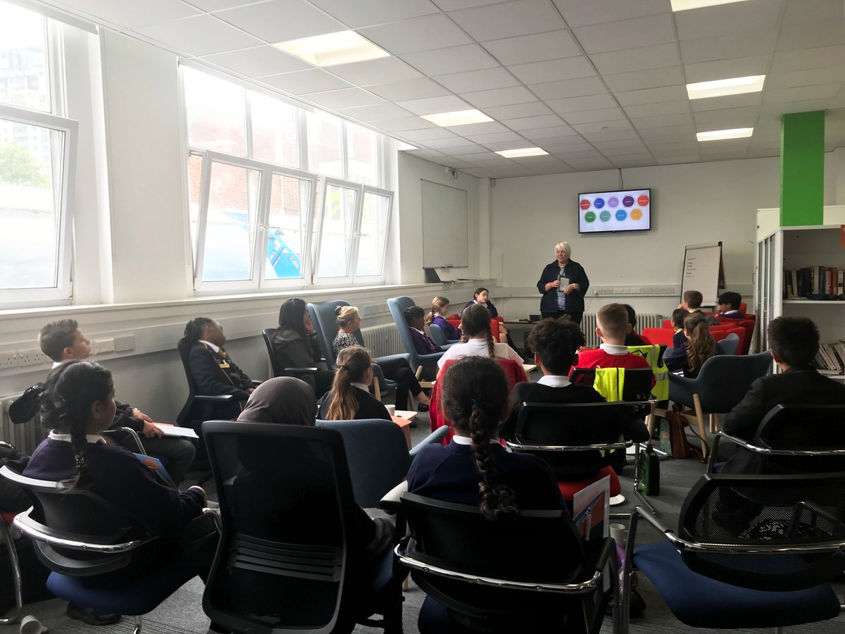 So excited to have the London SE Primary academy mini SLT leaders with us today! #minileaders #leadershipteam #9habits