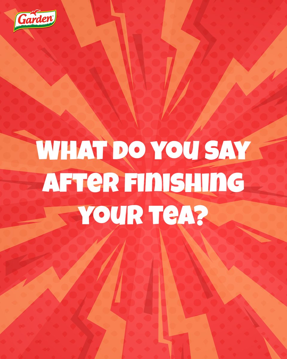 GardenSnacks's tweet photo. Our pun game is as strong as your cravings for Garden Snacks💪💪
So this National Chai Day put your pun hats on and comment down below your favourite food puns!

#GardenSnacks #Garden #Namkeen #GardenNamkeen #FlavoursoftheWorld #FoodPun #NationalChaiDay #Chai #TeaTime https://t.co/nbB1wEiwLy