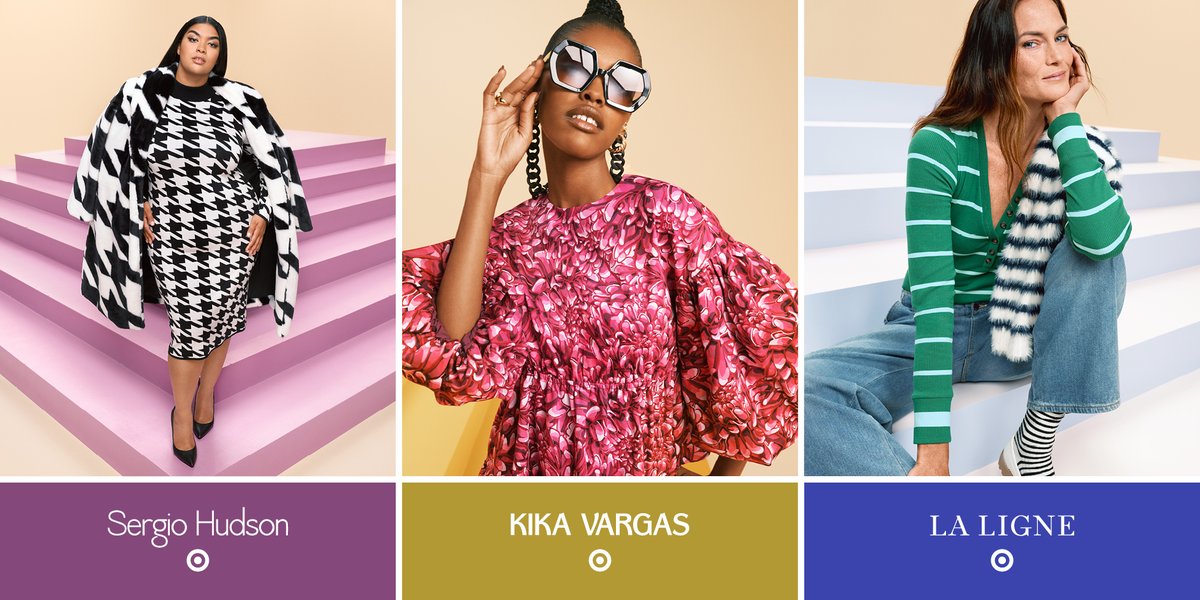 Target is teaming up with bold, creative designers Kika Vargas, La Ligne and Sergio Hudson for the second edition of our limited-time Fall Designer Collection. Get all the gorgeous details: tgt.biz/c71emb