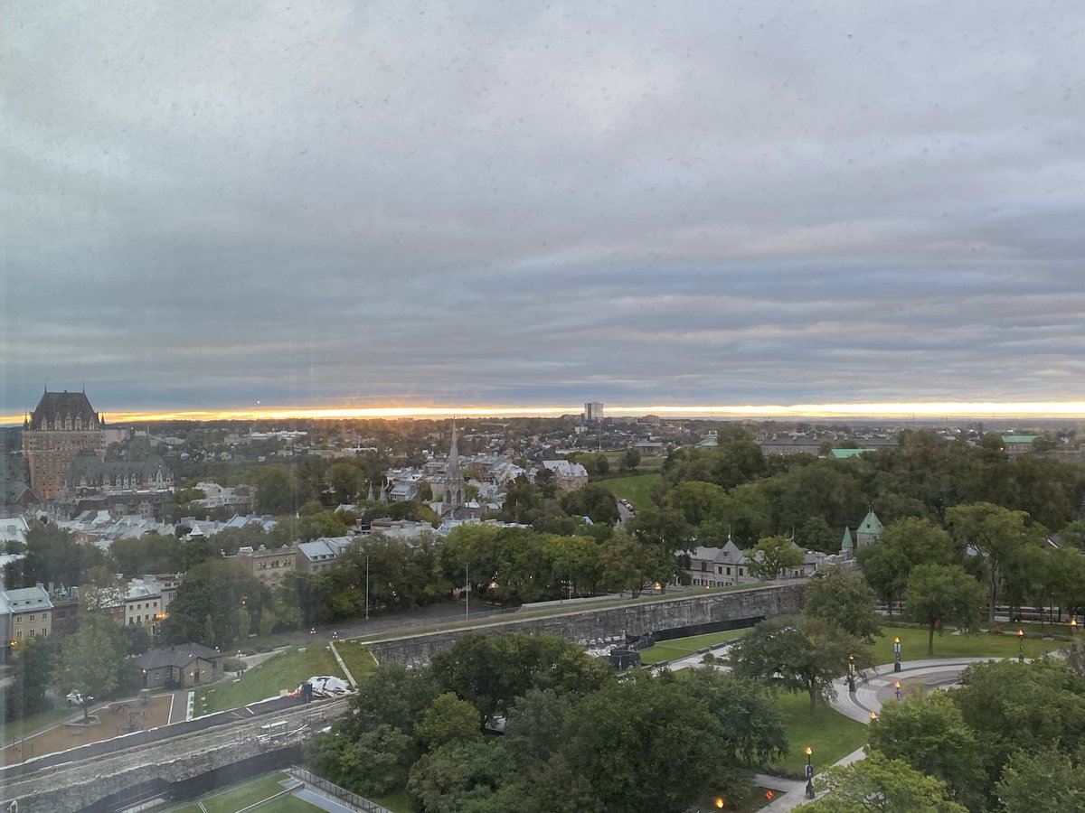 AllergyKidsDoc's tweet photo. Beautiful sunrise & view to start our 1st day of conference in Quebec👏
Looking forward to a fun & educational afternoon at #NAPAAC
Today is all about oral immunotherapy for #foodallergy - follow our hashtag for great updates! https://t.co/19iCunwZIN