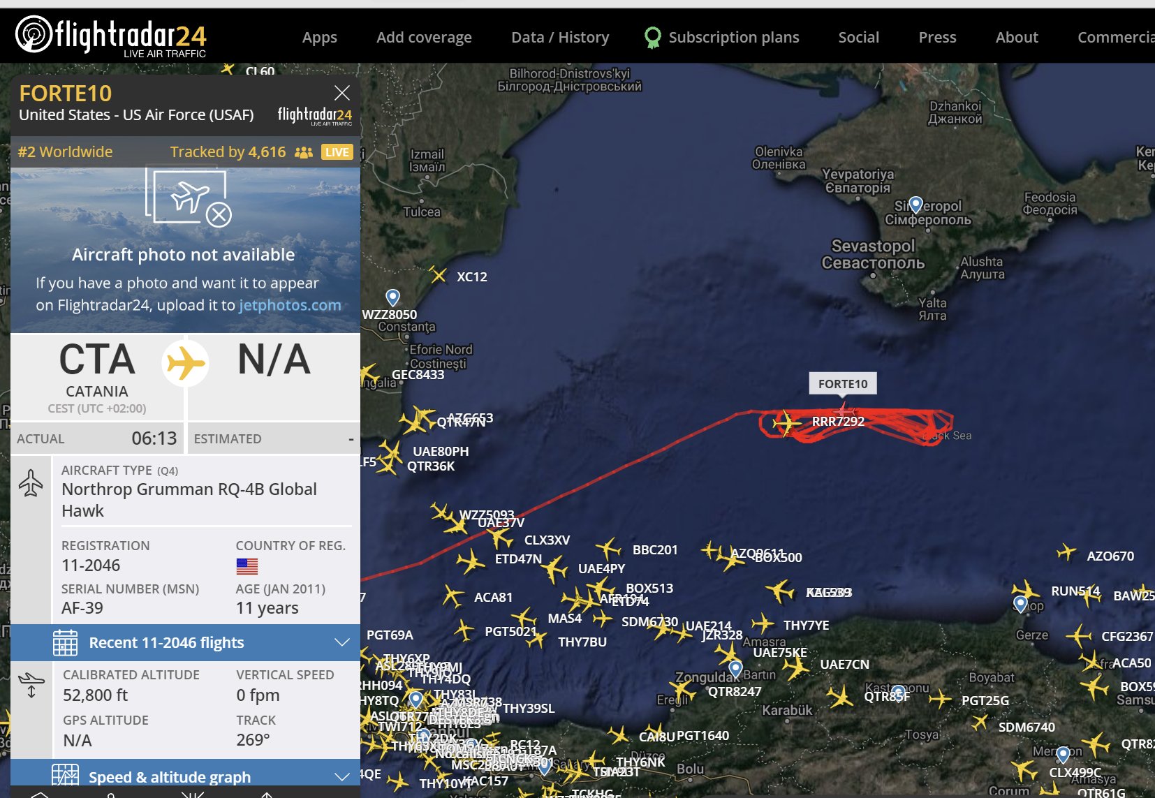 OSINT (Uri) on Twitter "1/2 RAF RC135 Rivet Joint COMINT/ELINT