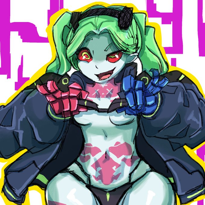 落書き レベッカ
Rebecca doodle
Rebecca / Cyberpunk Edgerunners 