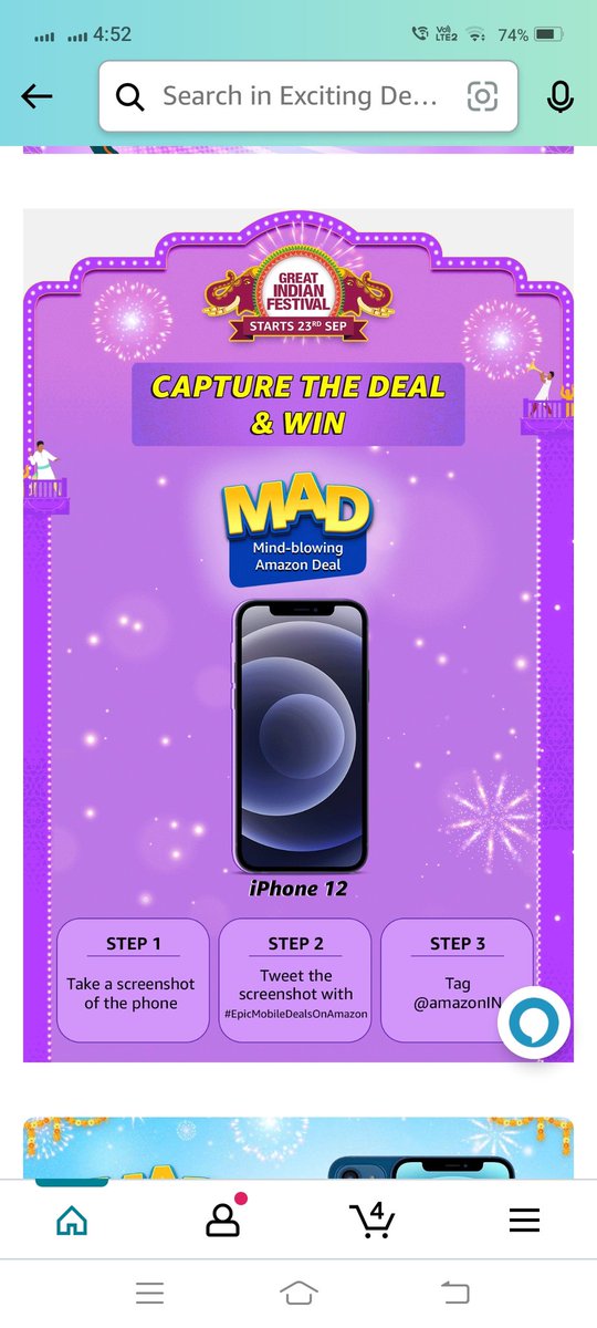 PPGhadge's tweet photo. #EpicMobilesDealOnAmazon @amazonIN #AmazonGIF #GreatIndianFestival https://t.co/hfhMzceODA